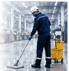 Industrial janitorial and logistics services